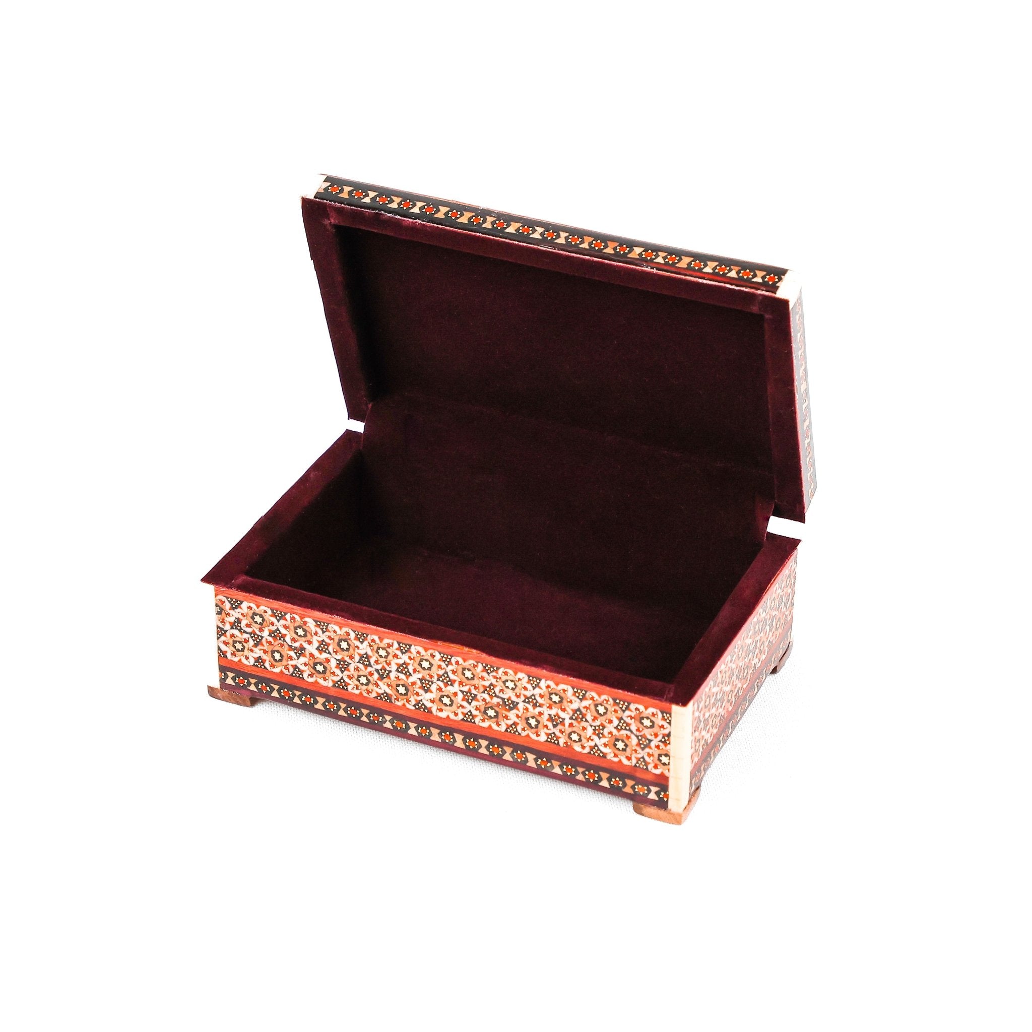 Jewelry Box – Size 10×16 – Tazhib Painting – Inside Velvet - Meraas Gallery