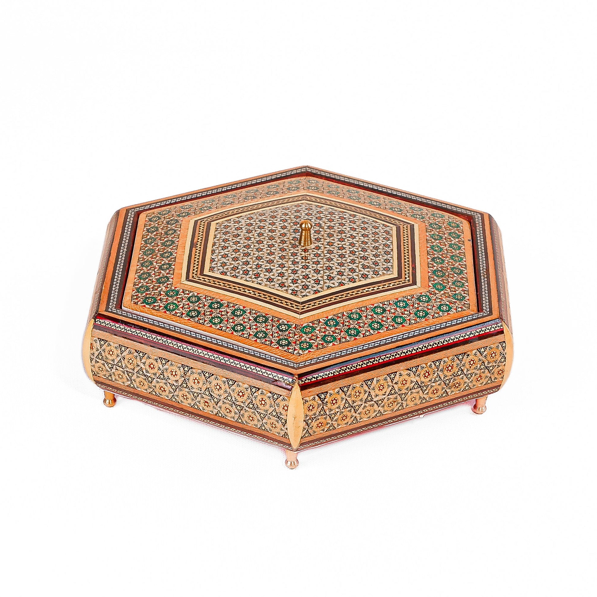 8 - Sided Candy Dish – Inside Velvet – Double Lid – Size 1 - Meraas Gallery