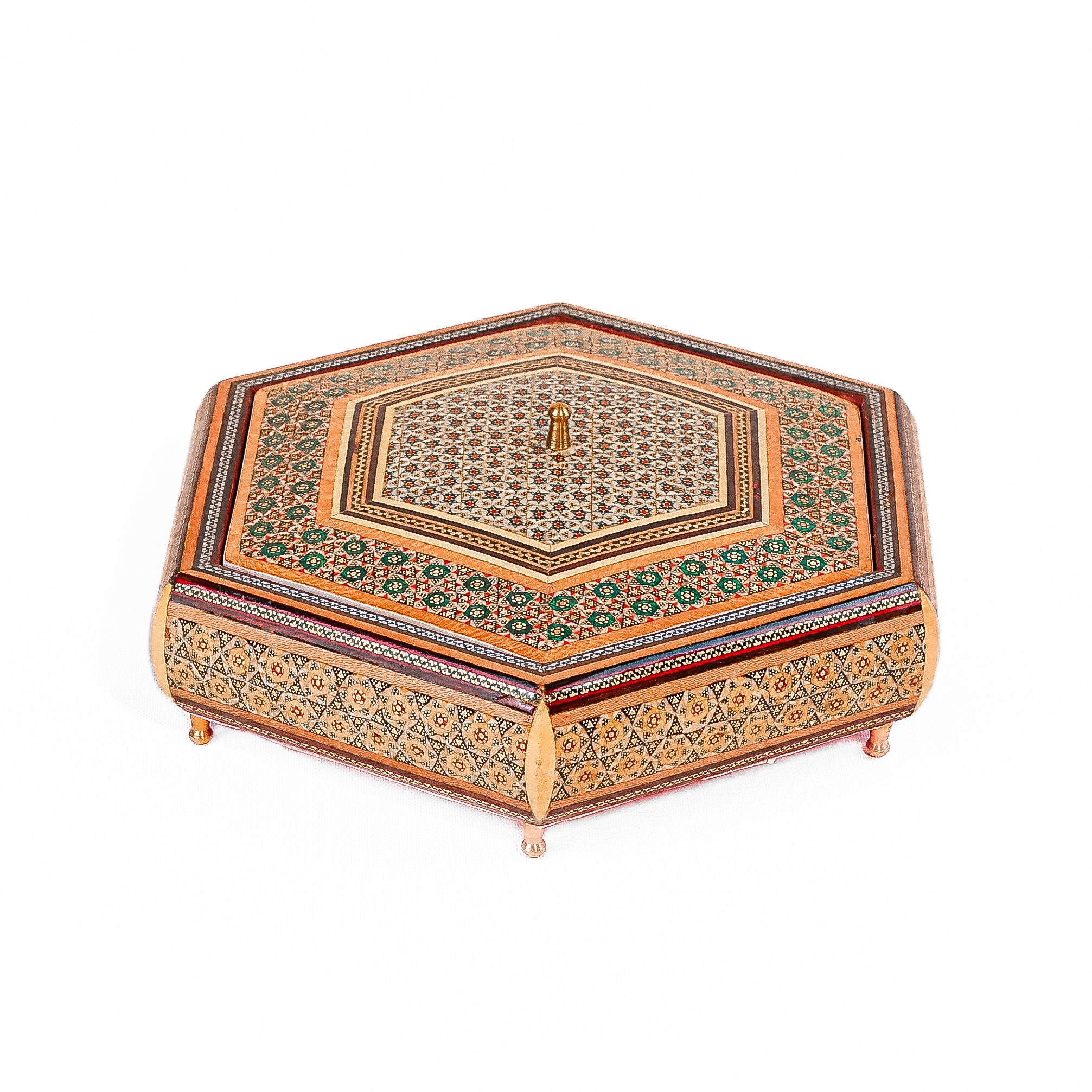 8 - Sided Candy Dish – Inside Velvet – Double Lid – Size 1 - Meraas Gallery