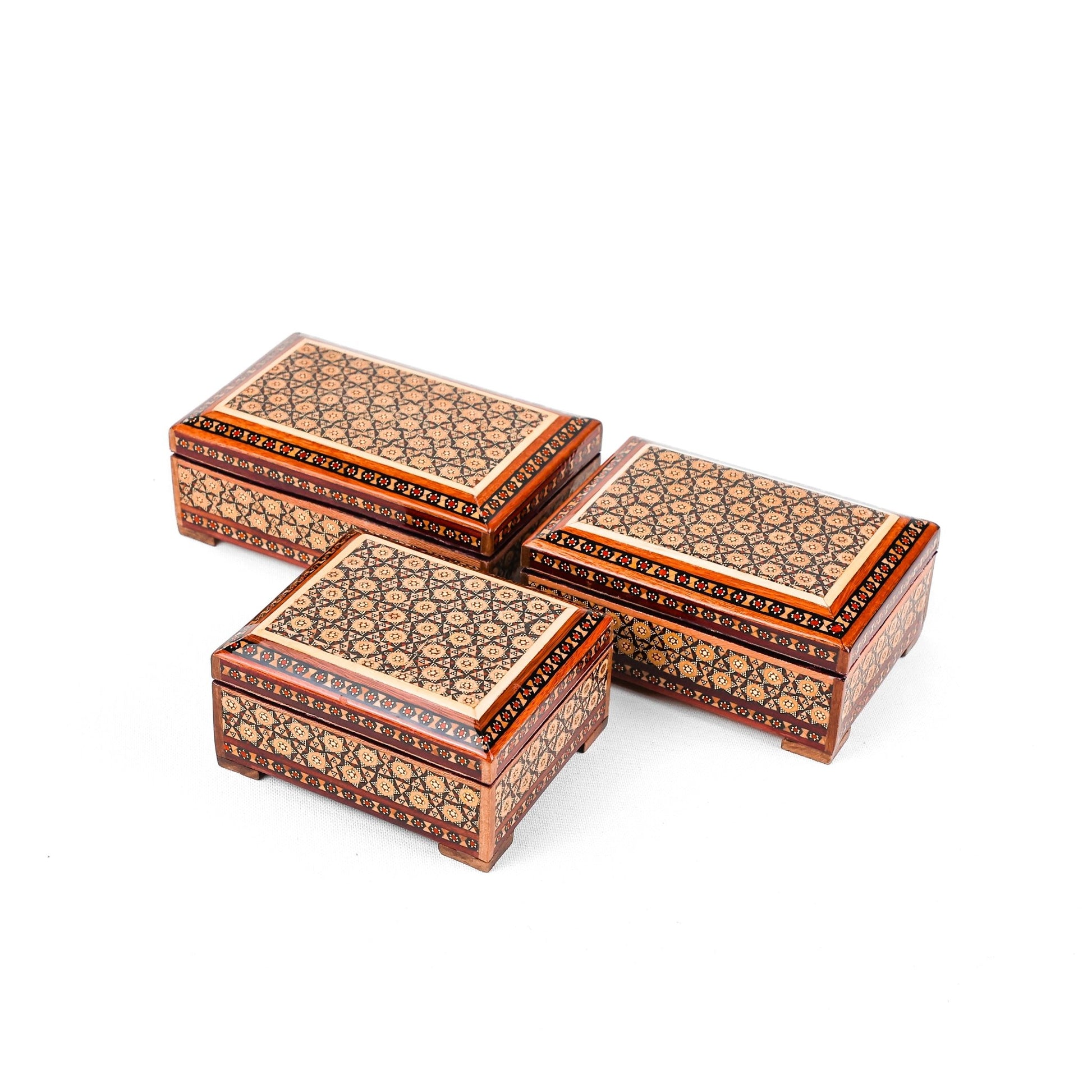 Round - Edge Decorative Box – Seed Pattern – Size 1 - Meraas Gallery