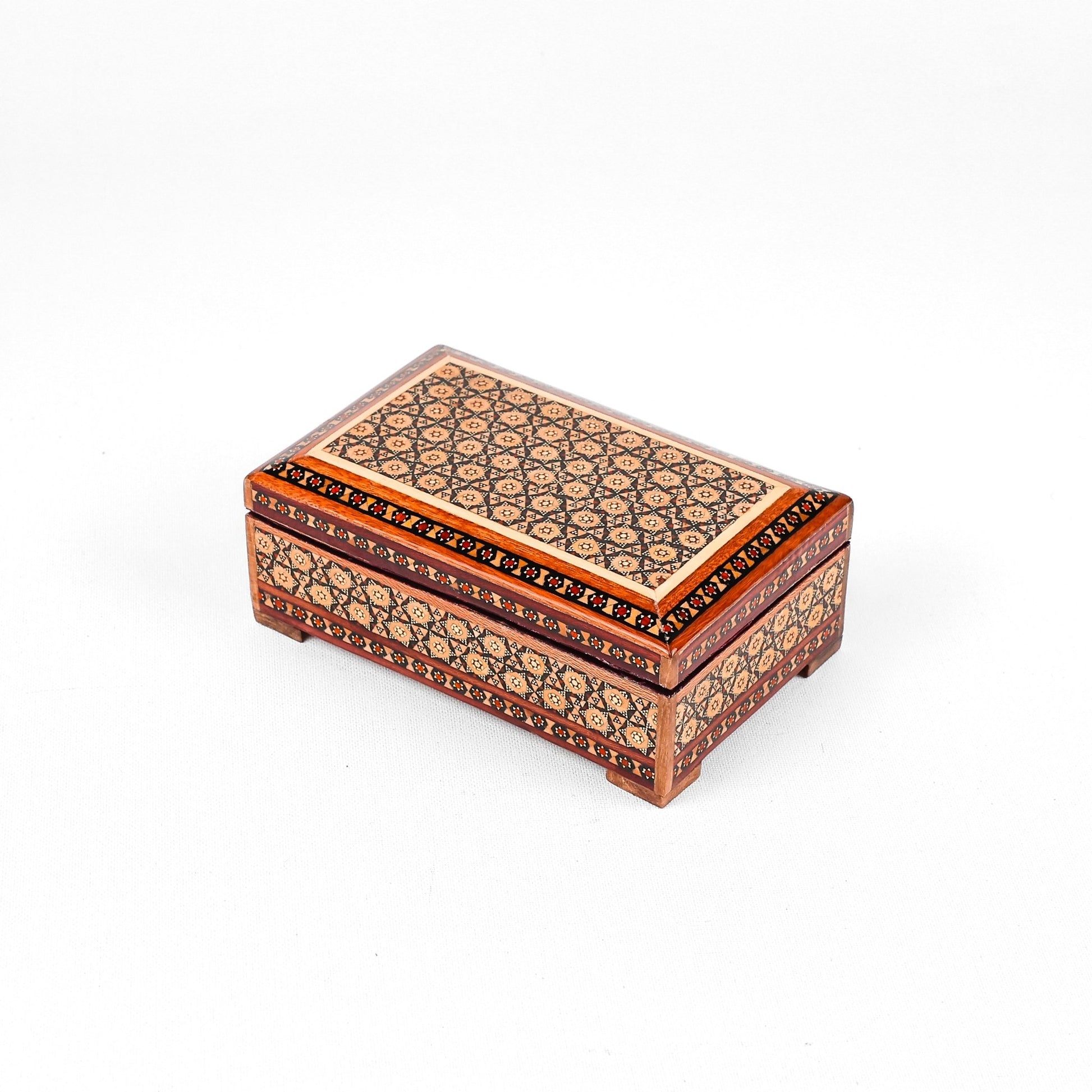 Round - Edge Decorative Box – Seed Pattern – Size 3 - Meraas Gallery