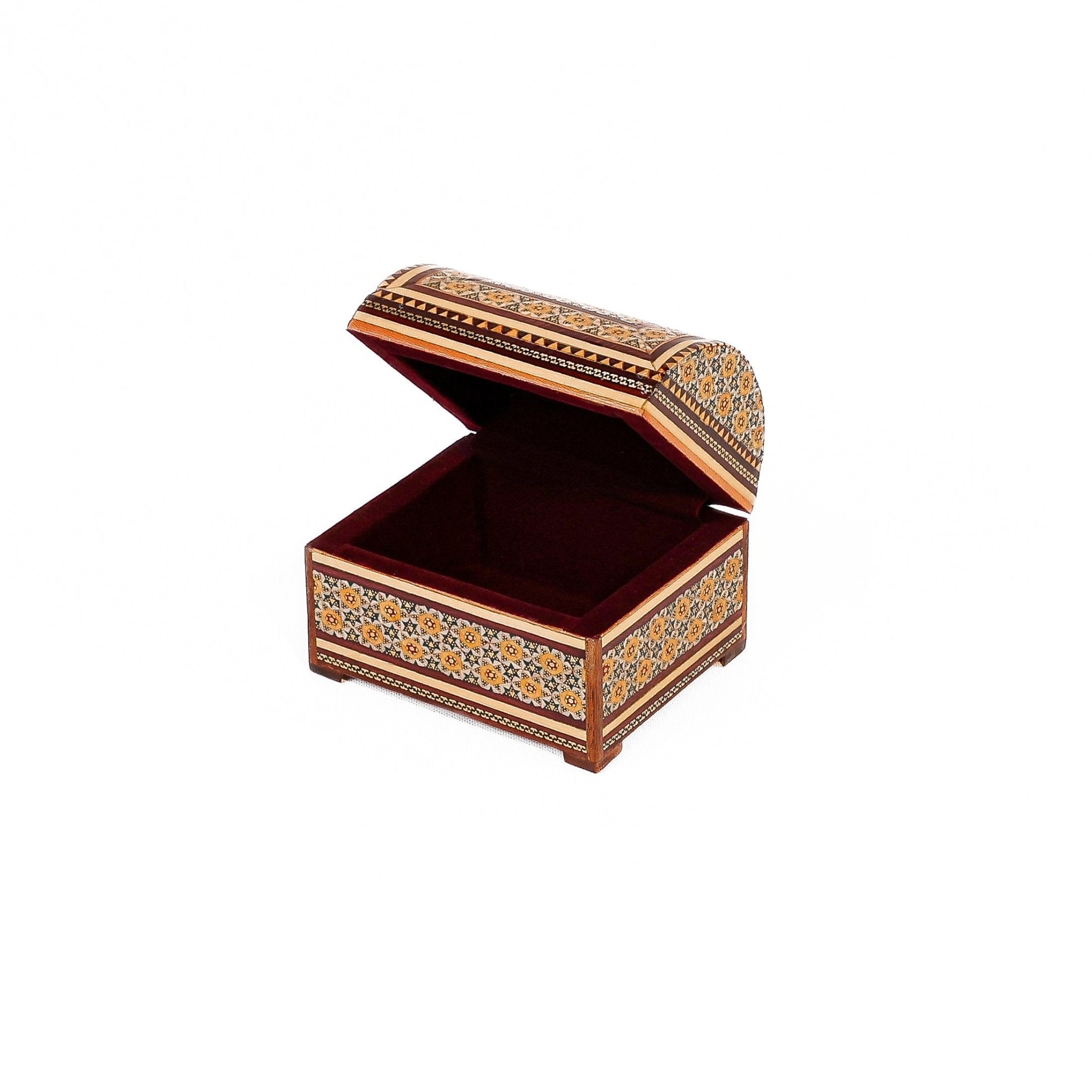 Chest Box – Size 9×11 – Inside Velvet – Khatam Design - Meraas Gallery