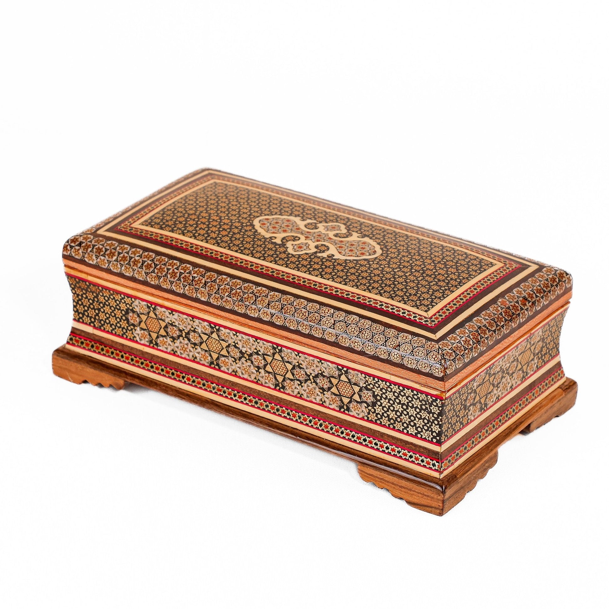 Cutlery Box with Hinge – Wire Star Khatam – With Base - Meraas Gallery