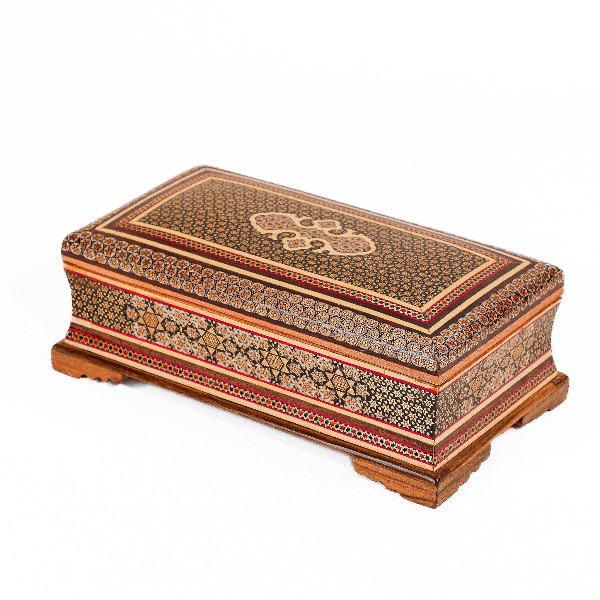 Cutlery Box with Hinge – Wire Star Khatam – With Base - Meraas Gallery