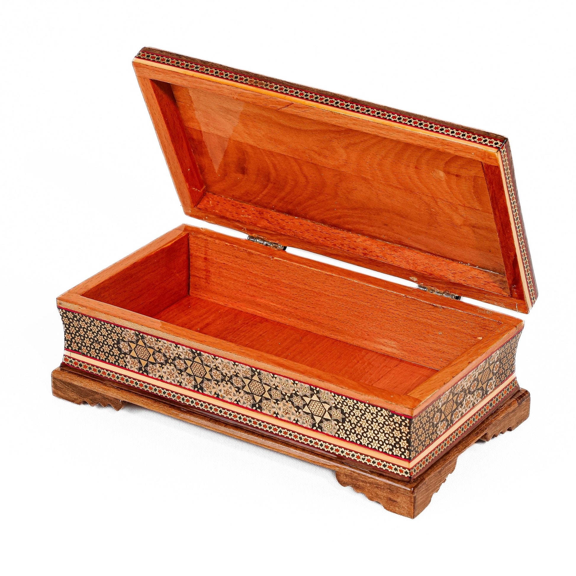 Cutlery Box with Hinge – Wire Star Khatam – With Base - 01 - Meraas Gallery