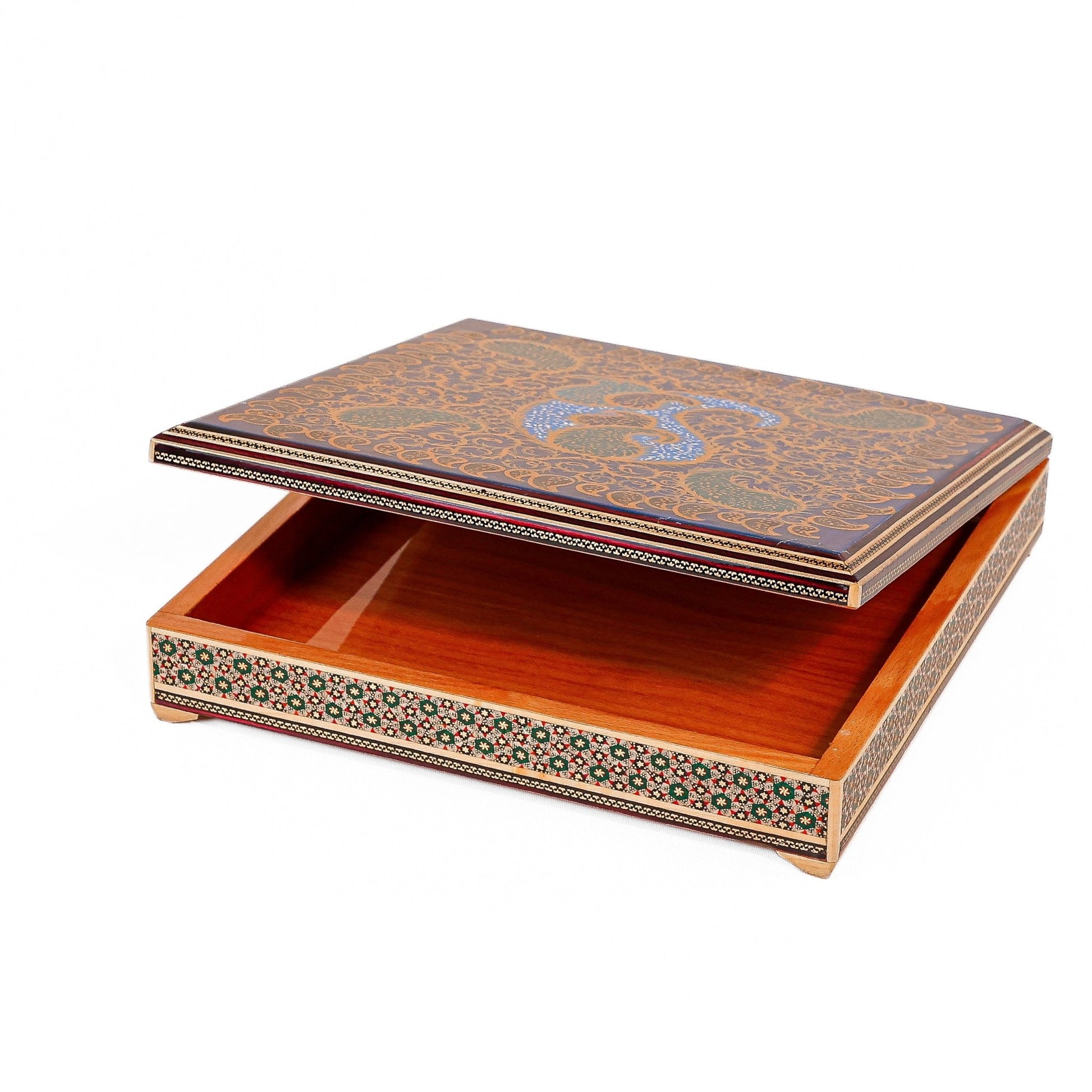 Box – Size 30 – Tazhib Painting – Inside Beechwood - Meraas Gallery