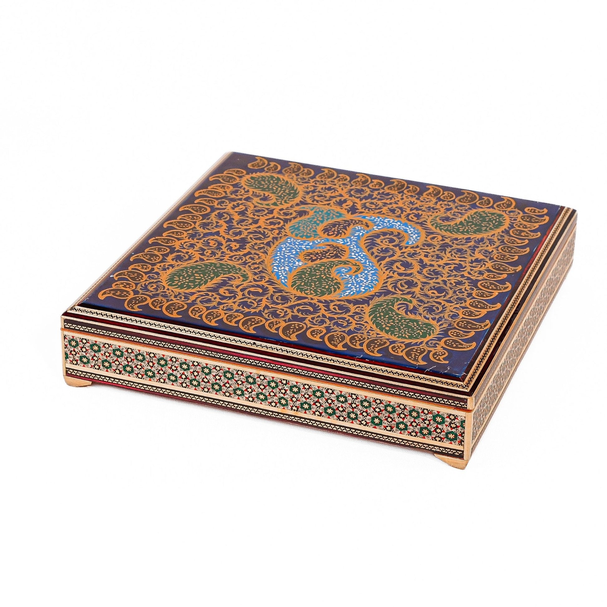 Box – Size 30 – Tazhib Painting – Inside Beechwood - Meraas Gallery