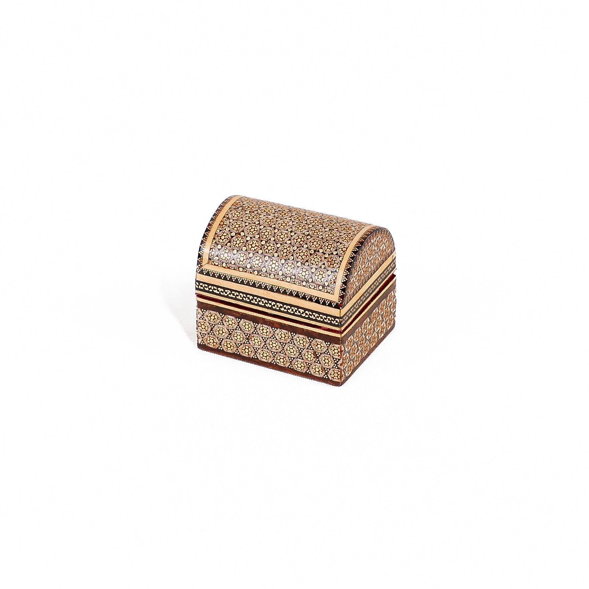 Mini Chest Box – Size 7×9 – Inside Velvet – Khatam Design - Meraas Gallery