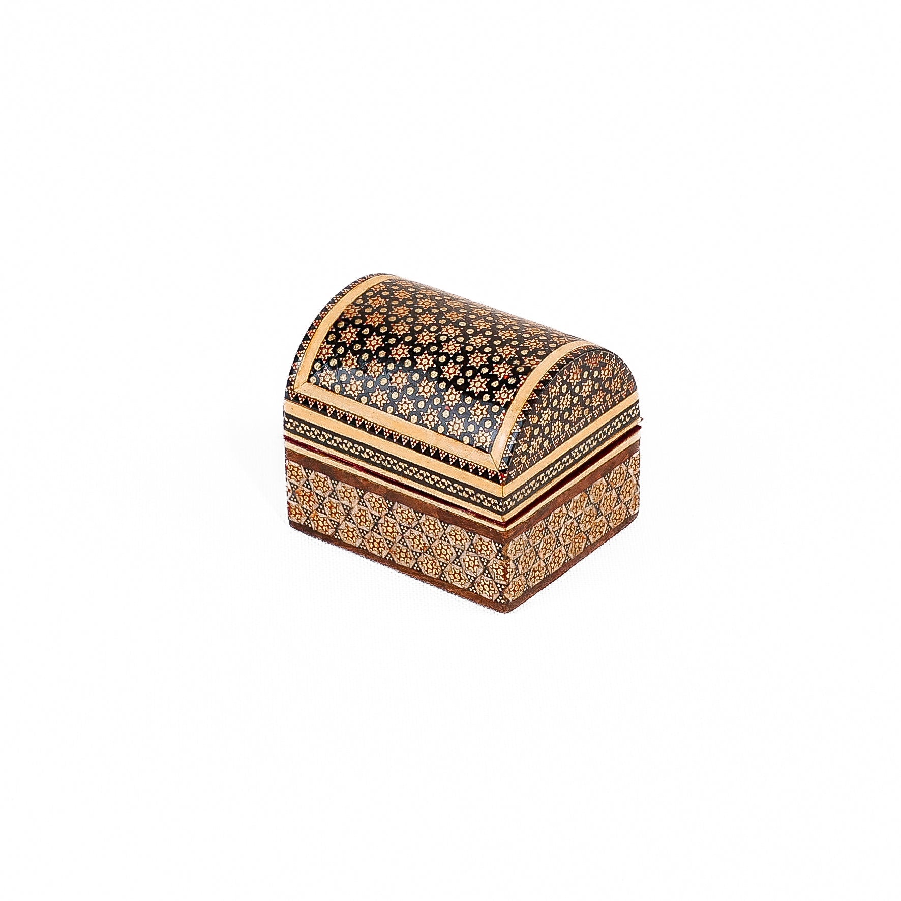 Mini Chest Box – Size 7×9 – Inside Velvet – Khatam Design - Meraas Gallery