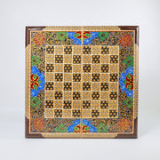 Backgammon & Chess Board – Size 50 – Premium Round Edge – Chogan Design - 03 - Meraas Gallery
