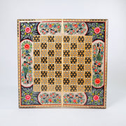 Backgammon & Chess Board – Size 50 – Premium Round Edge – Chogan Design - 04 - Meraas Gallery