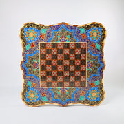 Backgammon & Chess Board – Size 50 – Full Khatam – Bone Inlay - 07 - Meraas Gallery