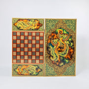 Backgammon & Chess Board – Size 50 – Full Khatam – Bone Inlay - 10 - Meraas Gallery