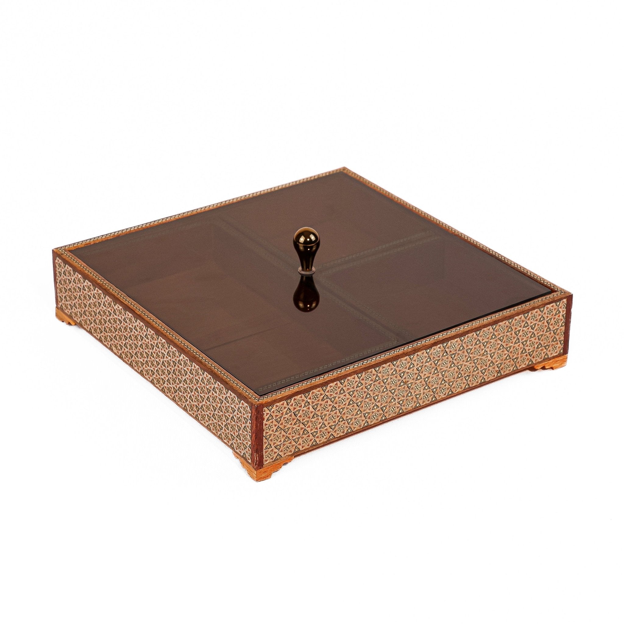 Candy Dish with Glass Lid – Puzzle Design - Meraas Gallery