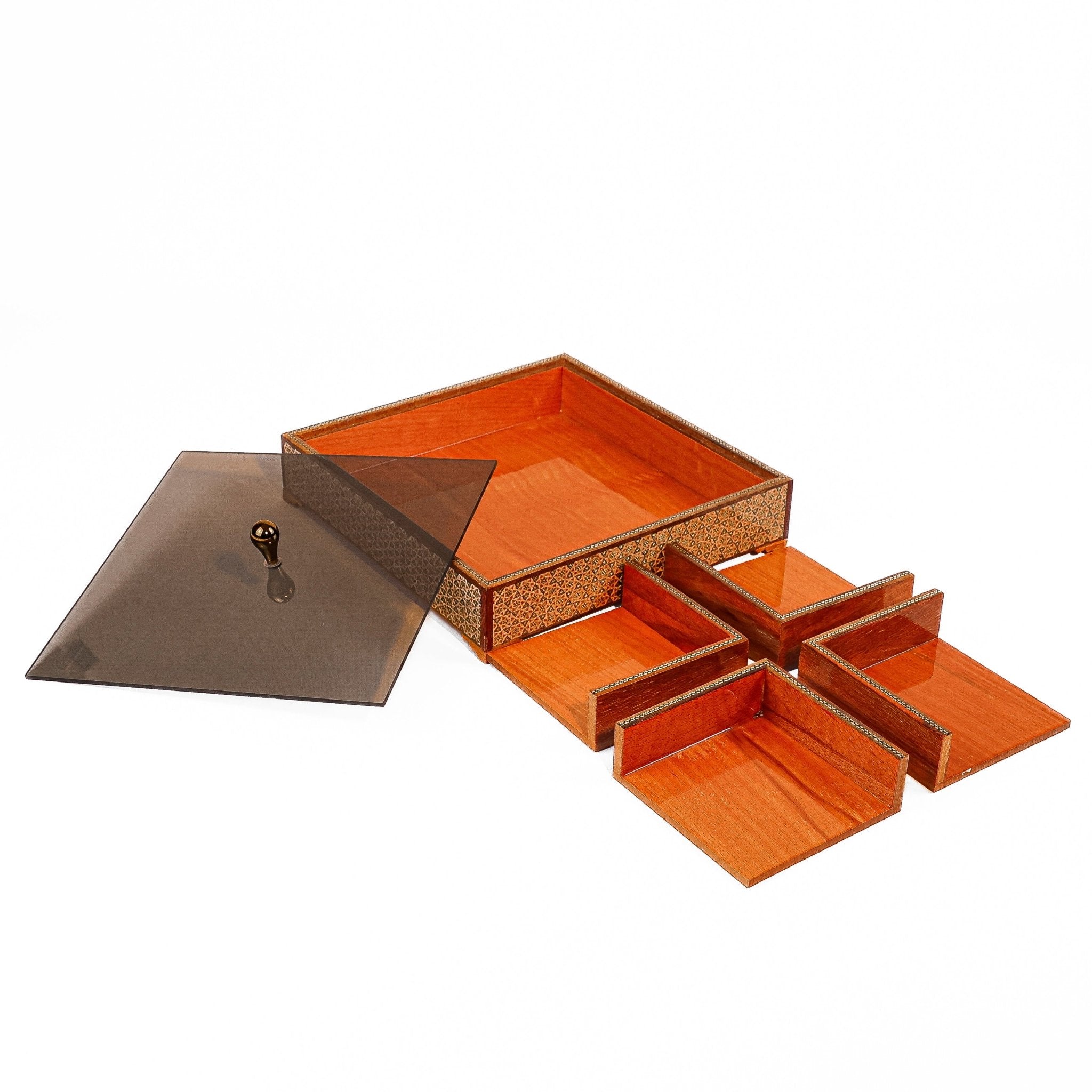 Candy Dish with Glass Lid – Puzzle Design - Meraas Gallery