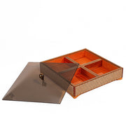 Candy Dish with Glass Lid – Puzzle Design - Meraas Gallery