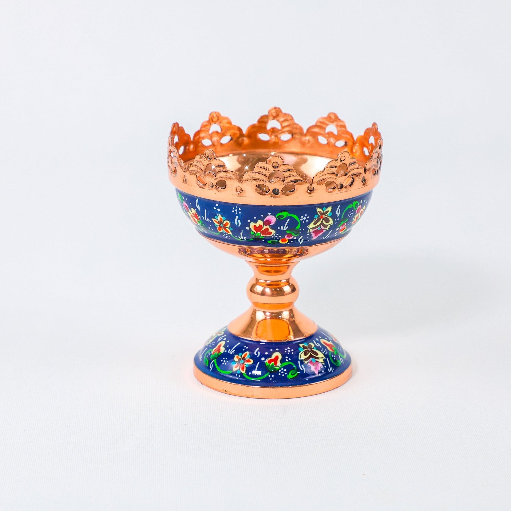 Nut Bowl – Pardazi Design – Hand - Painted Copper – Size 11 cm - Meraas Gallery