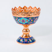 Nut Bowl – Pardazi Design – Hand - Painted Copper – Size 16 cm - Meraas Gallery