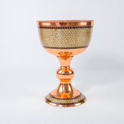 Sangab Bowl – Height 27 cm – Copper & Khatam - Meraas Gallery