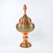 Chocolate Bowl – Height 35 cm – Copper & Khatam - Meraas Gallery