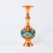 Vase – Gilasi Shape Pardazi Design (Ghorbanians) – Hand - Painted Copper – Size 20 cm - Meraas Gallery
