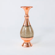 Vase – Height 25 cm – Copper & Khatam - Meraas Gallery