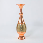 Vase – Height 30 cm – Copper & Khatam - Meraas Gallery