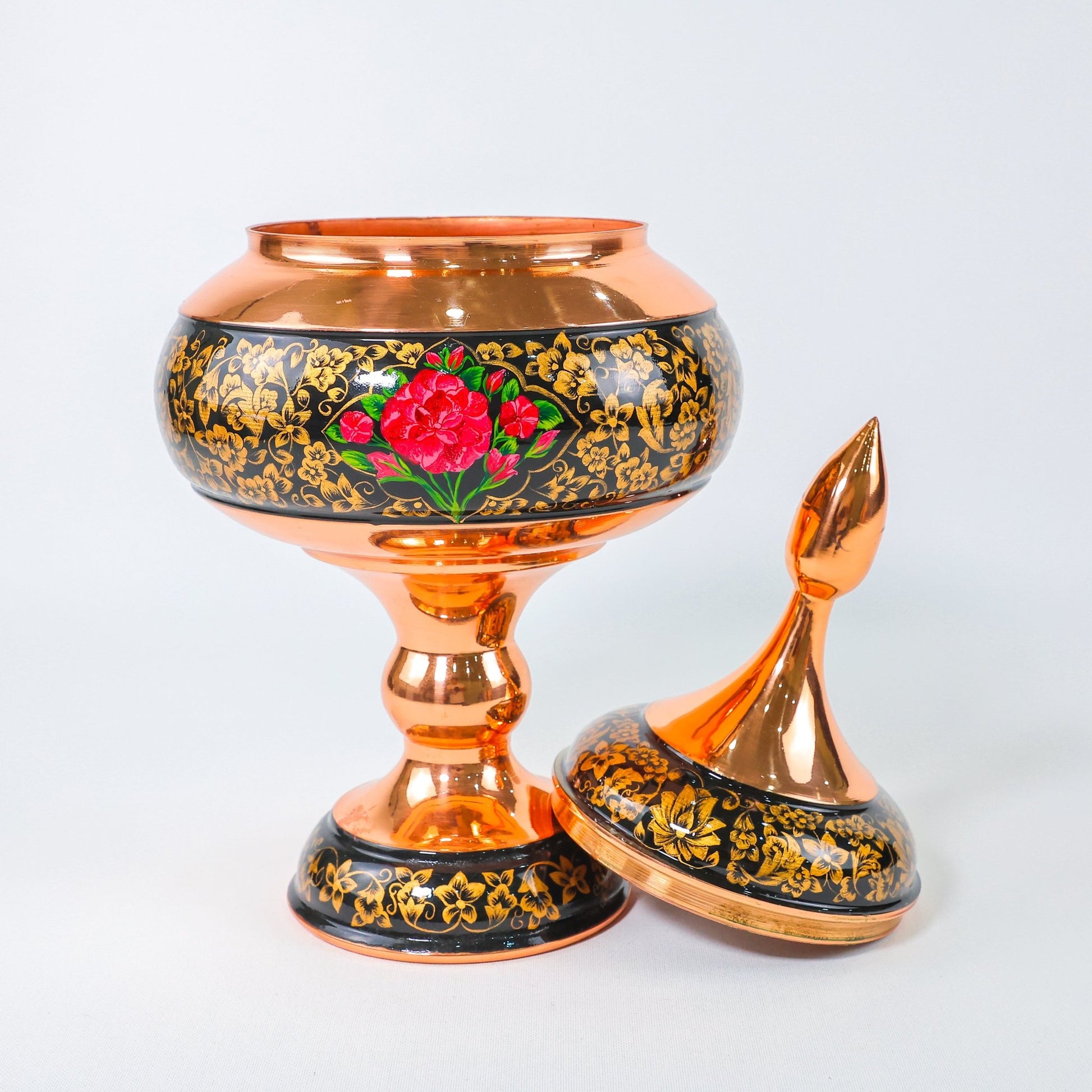 Chocolate Bowl – Height 40 cm – Golden Tashir - Meraas Gallery