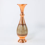 Vase – Height 30 cm – Copper & Khatam - D1 - Meraas Gallery