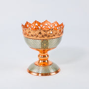 Nut Bowl – Height 13 cm – Copper & Khatam - D1 - Meraas Gallery