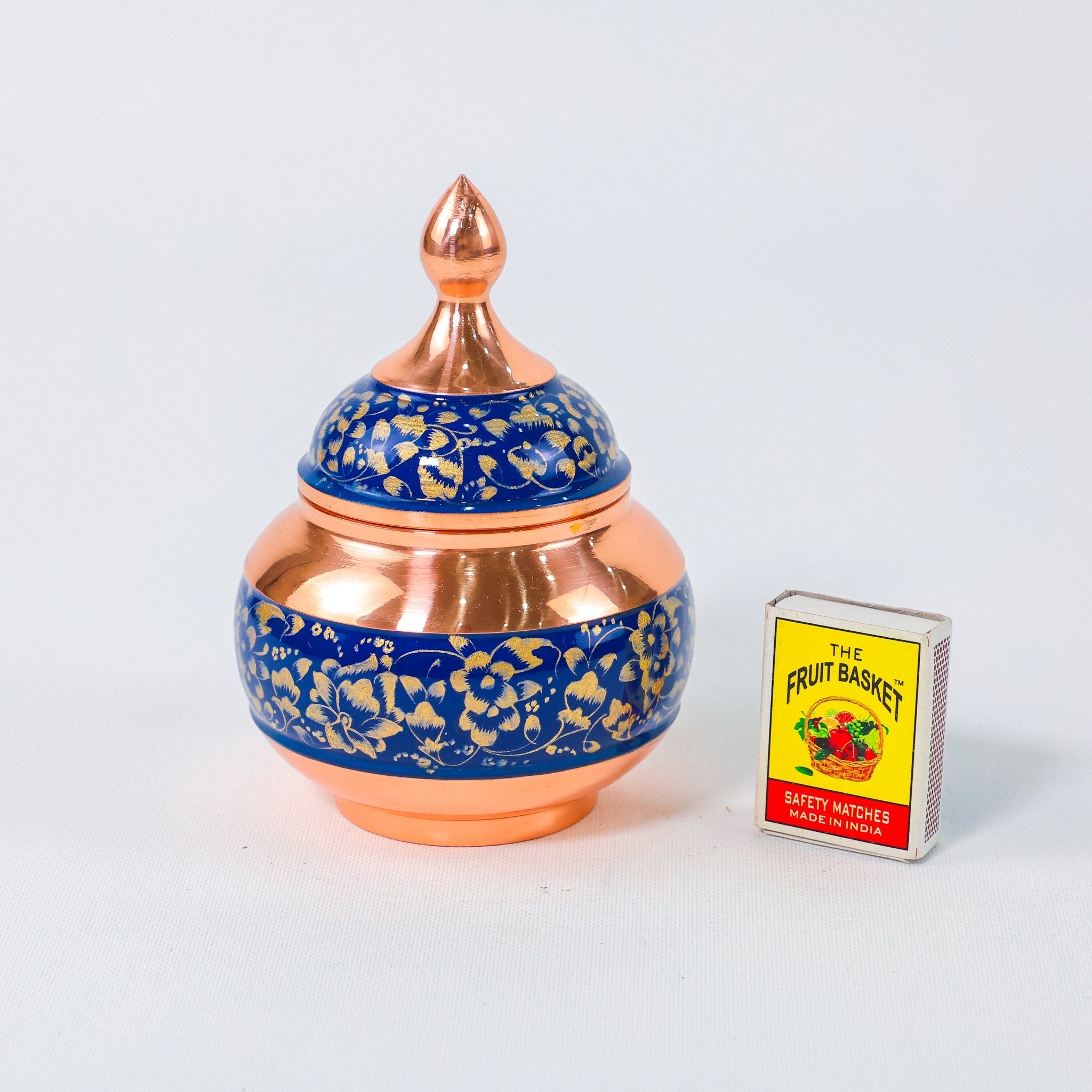 Sugar Bowl – Height 18 cm – Golden Pardazi - Meraas Gallery