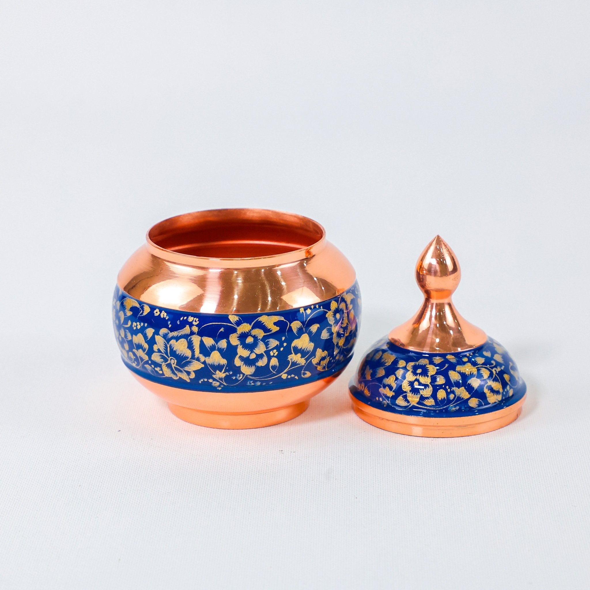 Sugar Bowl – Height 18 cm – Golden Pardazi - Meraas Gallery