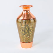 Pear - Shaped Vase – Copper & Khatam - Meraas Gallery