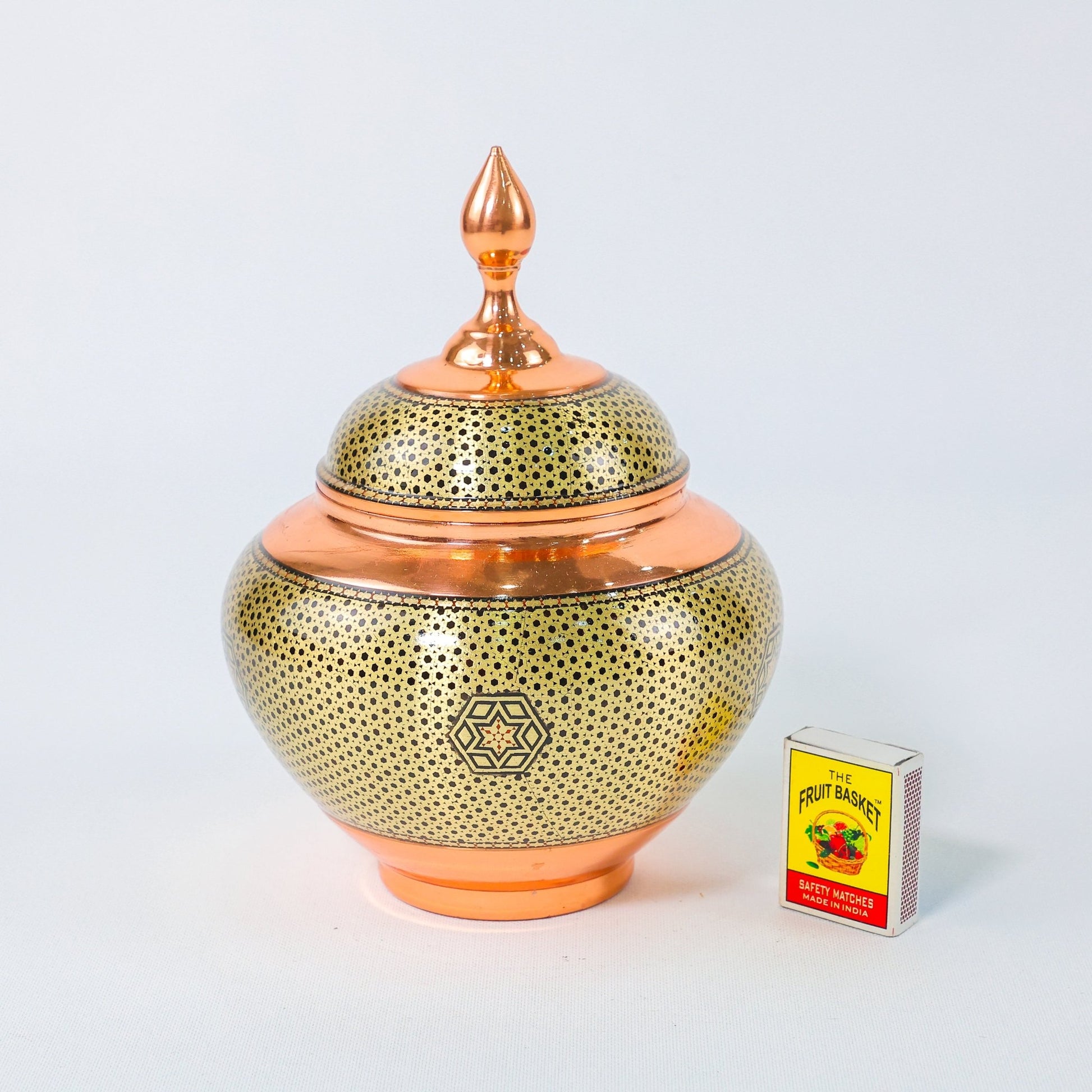 Apple - Shape Chocolate Bowl – Copper & Khatam - Meraas Gallery