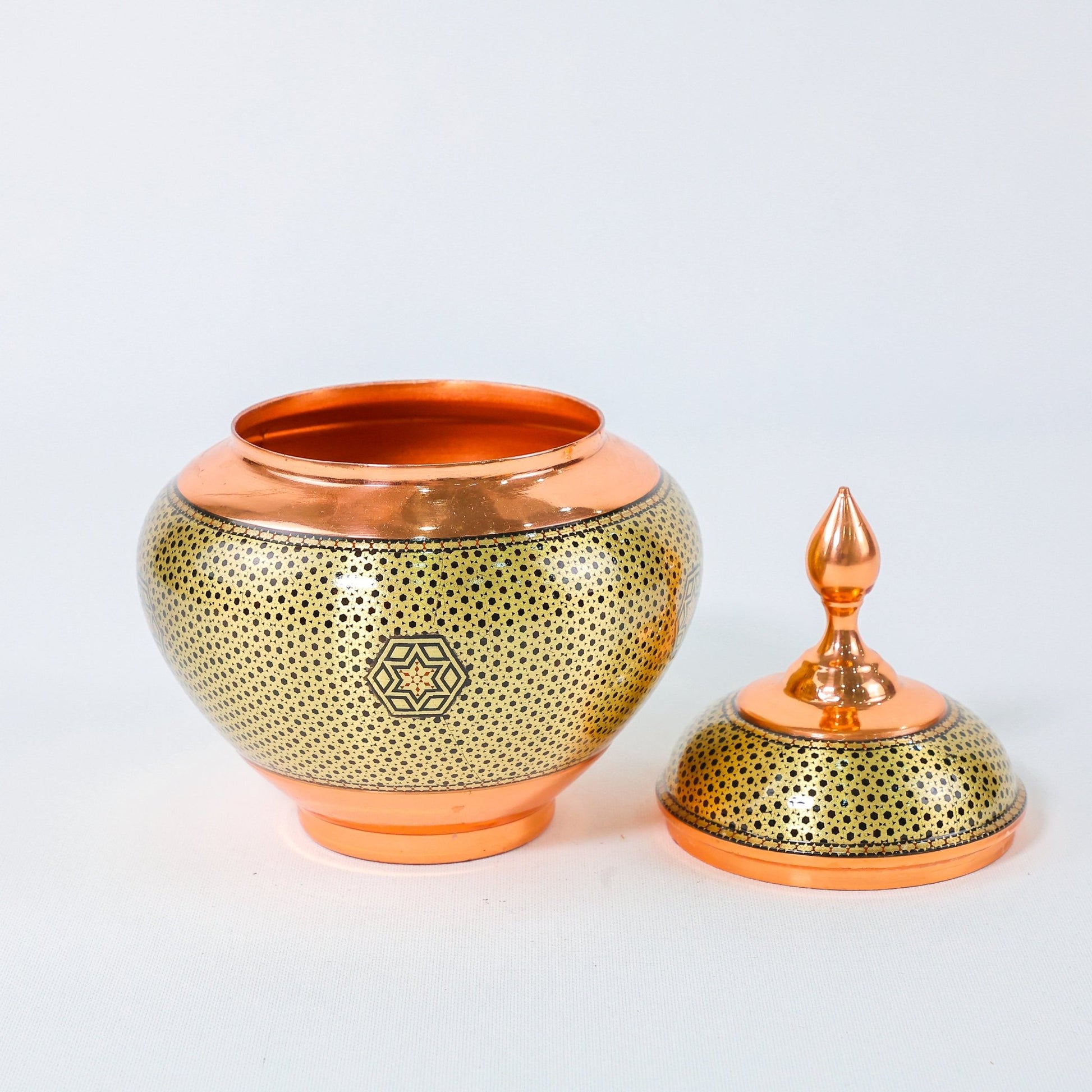 Apple - Shape Chocolate Bowl – Copper & Khatam - Meraas Gallery