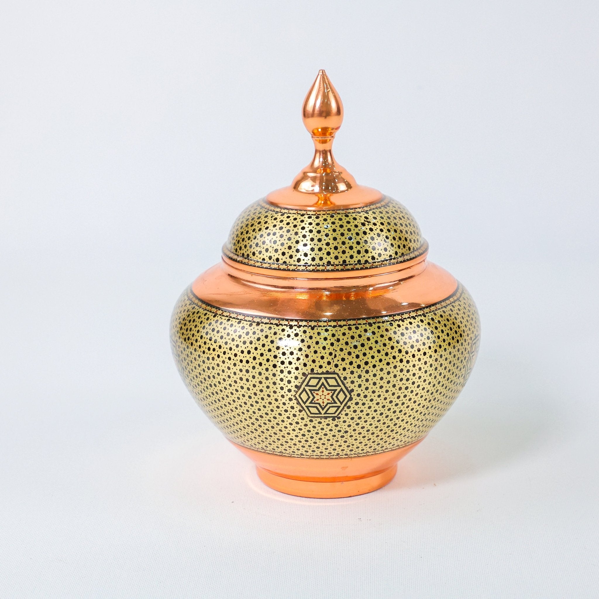 Apple - Shape Chocolate Bowl – Copper & Khatam - Meraas Gallery