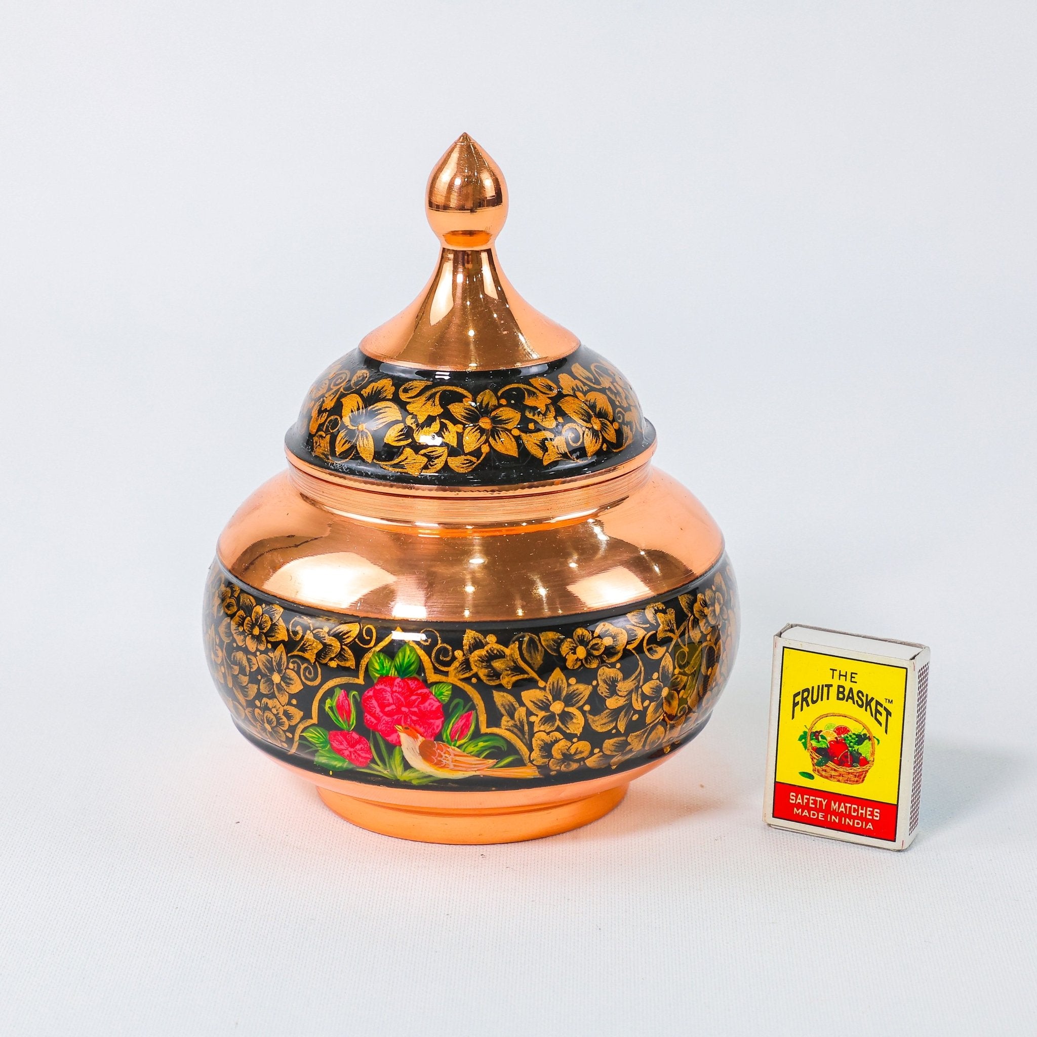 Sugar Bowl – Height 20 cm – Golden Pardazi - Meraas Gallery