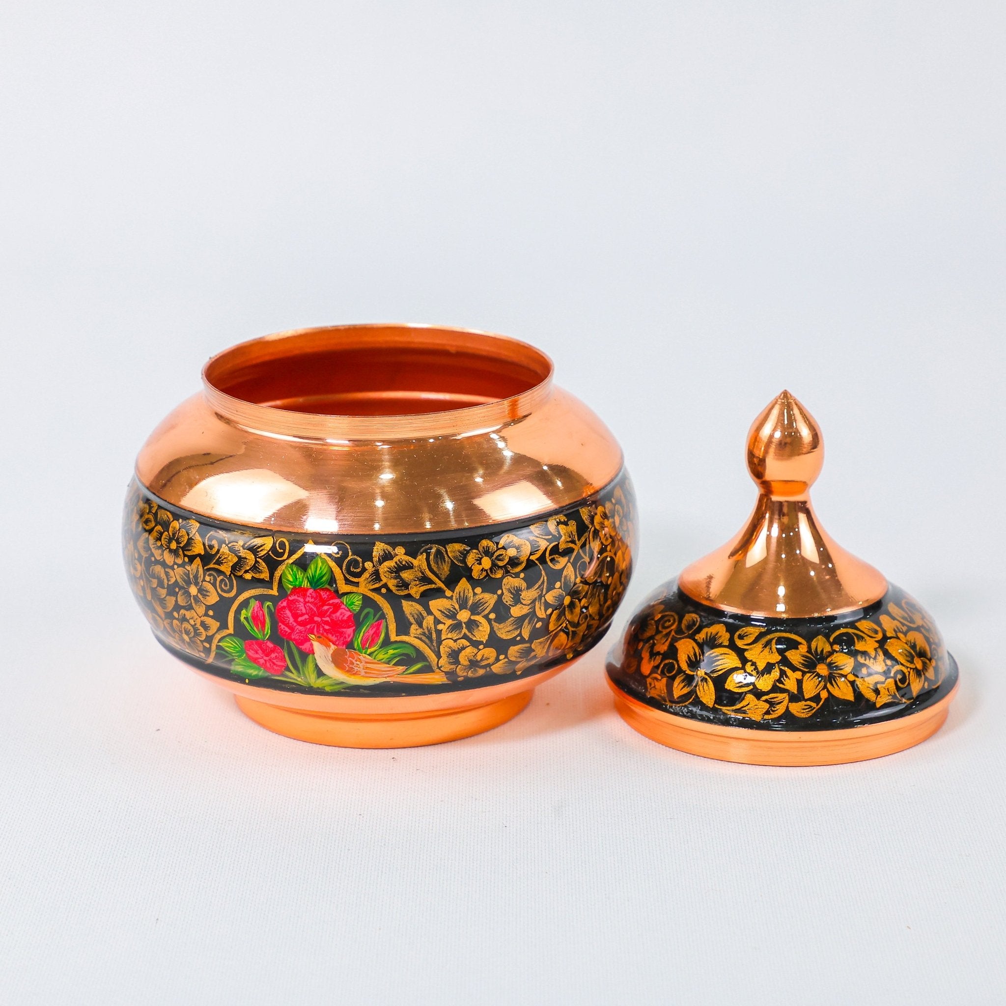 Sugar Bowl – Height 20 cm – Golden Pardazi - Meraas Gallery