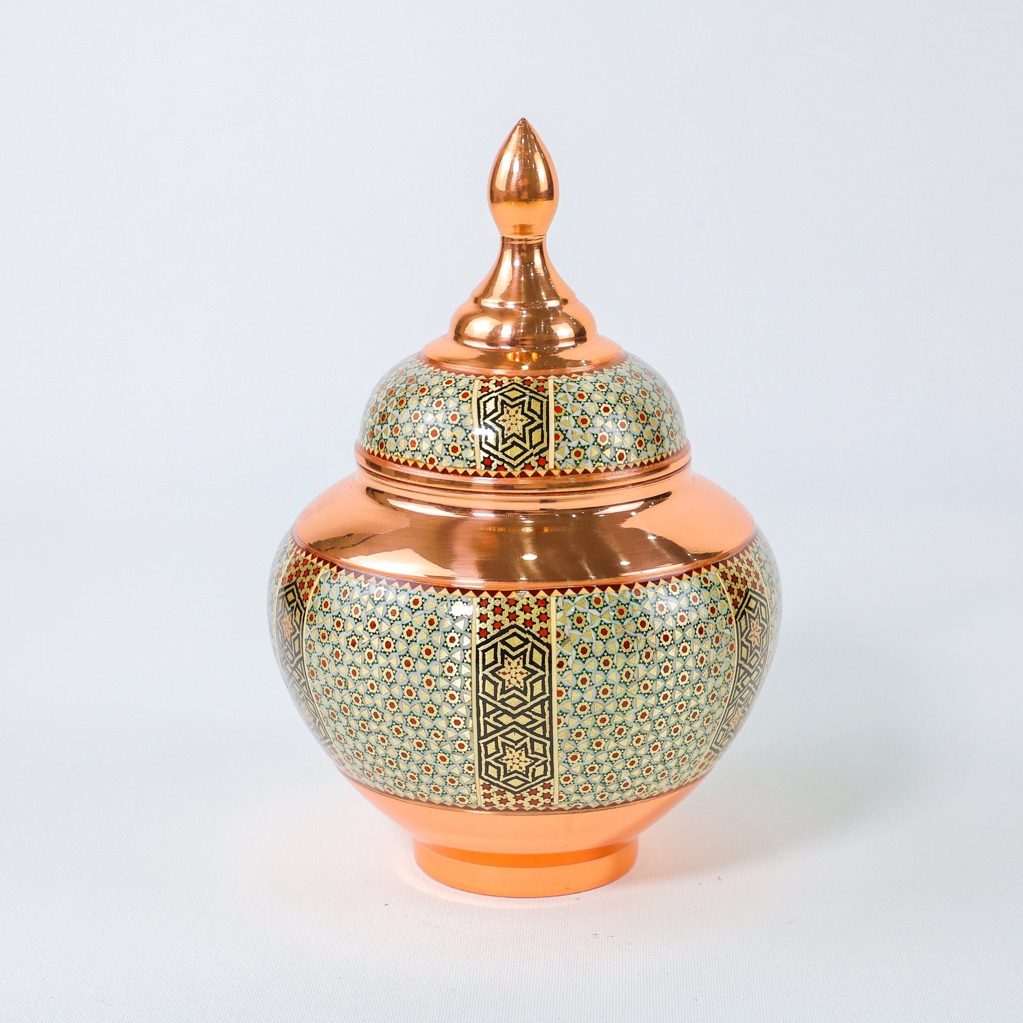 Apple - Shape Chocolate Bowl – Copper & Khatam - D1 - Meraas Gallery