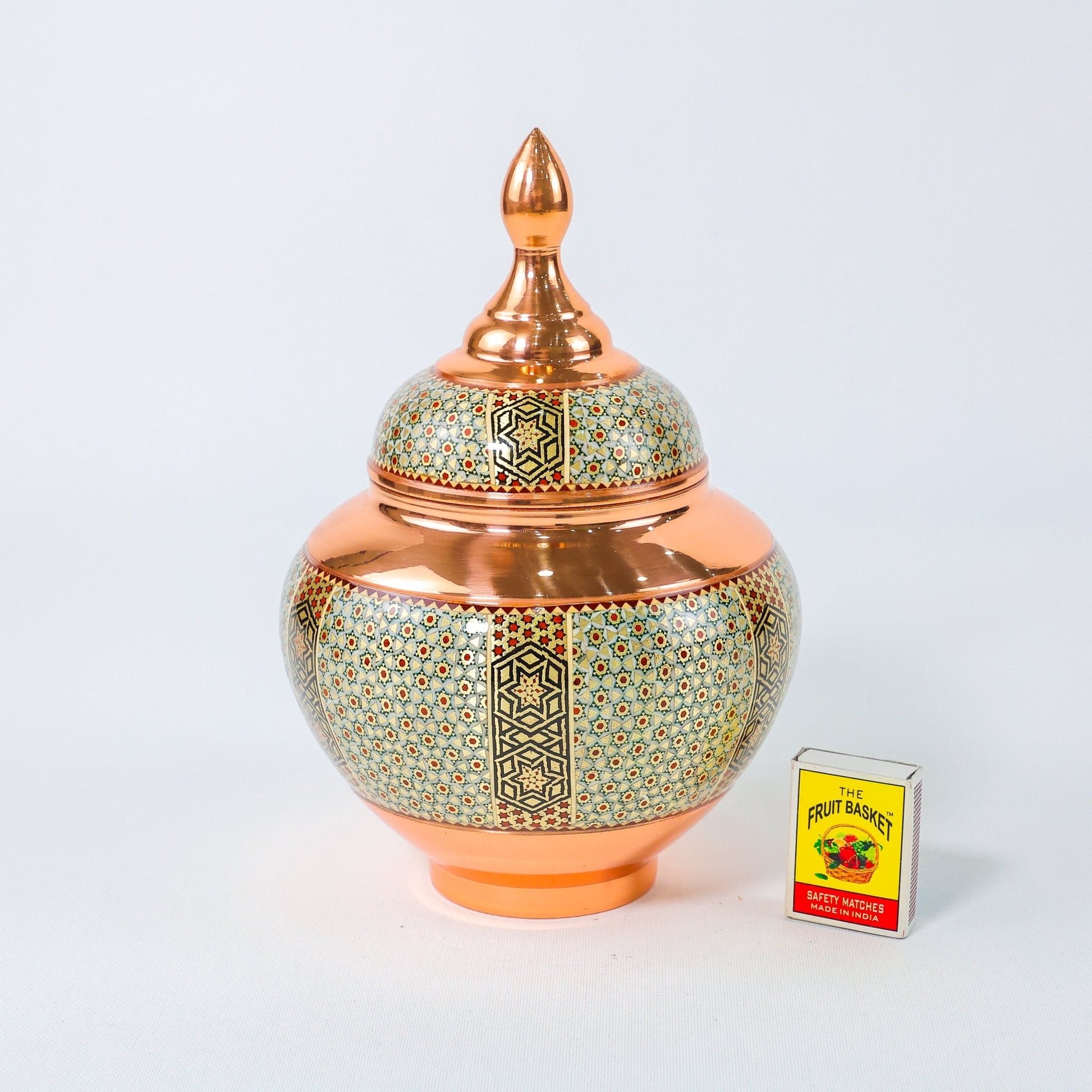 Apple - Shape Chocolate Bowl – Copper & Khatam - D1 - Meraas Gallery