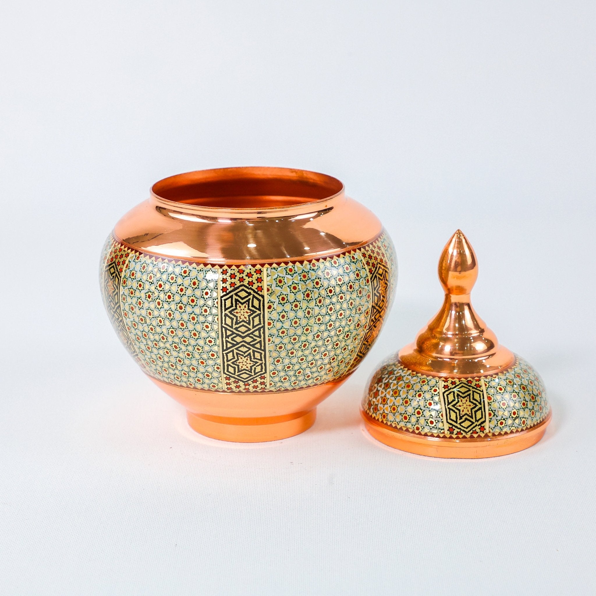 Apple - Shape Chocolate Bowl – Copper & Khatam - D1 - Meraas Gallery