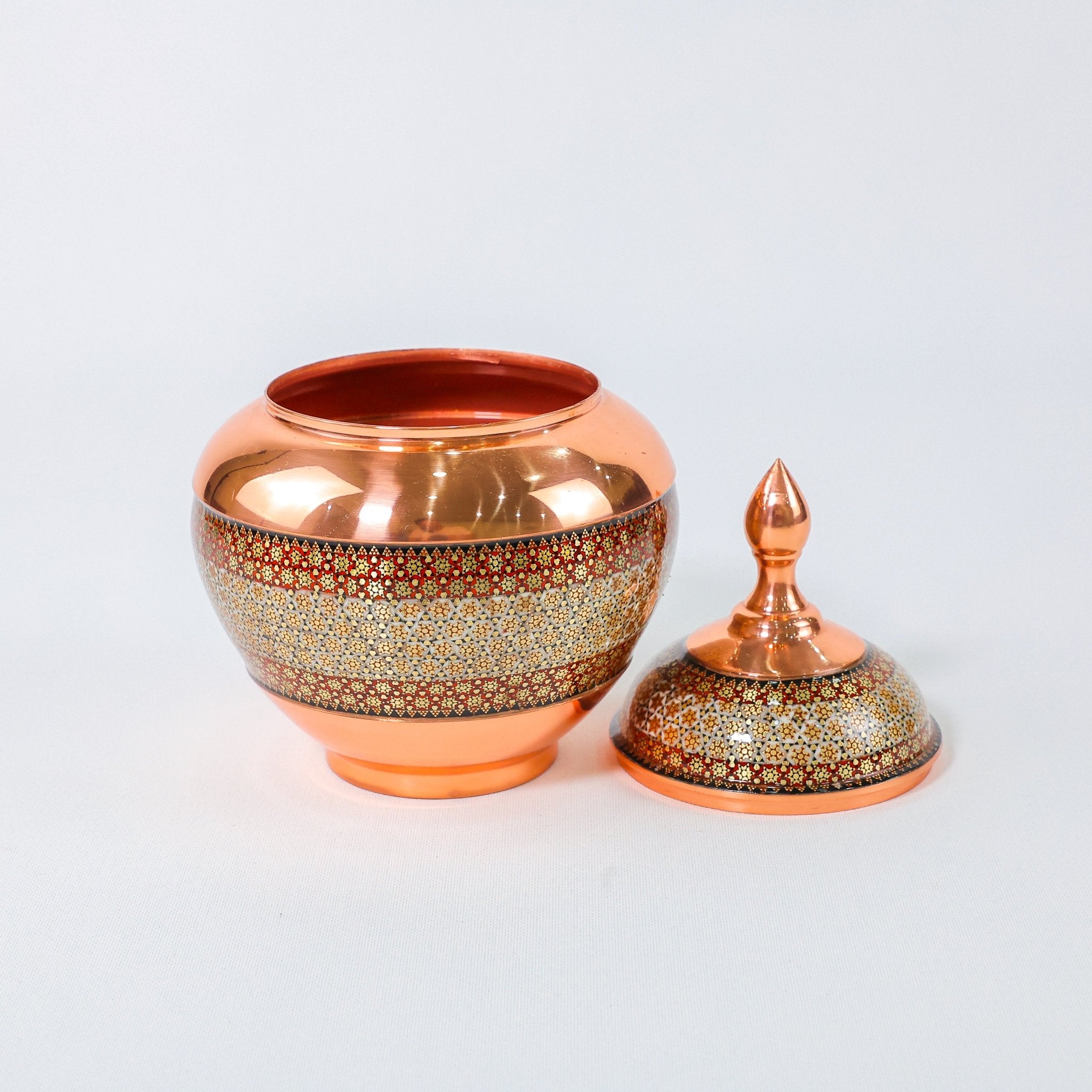 Apple - Shape Chocolate Bowl – Copper & Khatam - D2 - Meraas Gallery