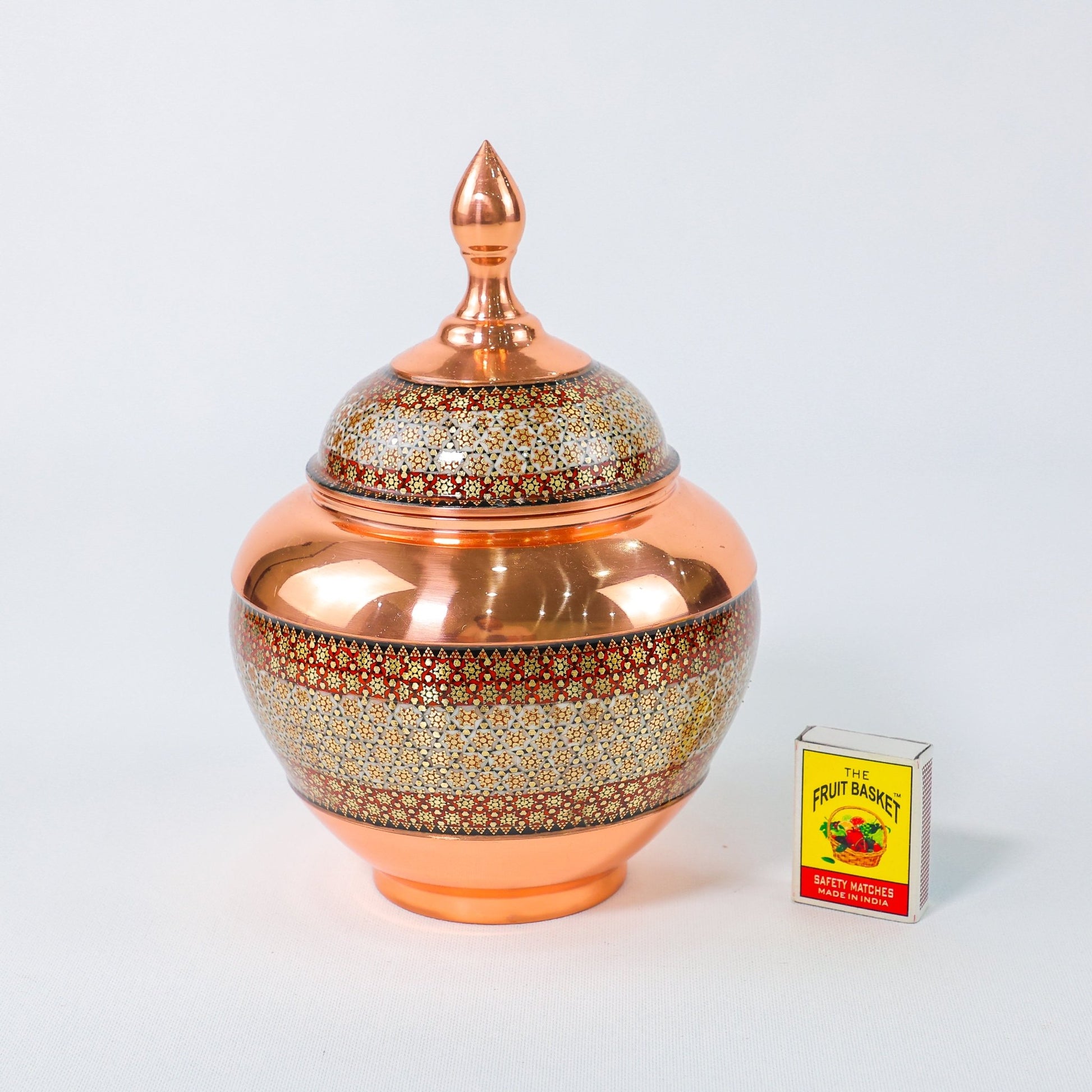 Apple - Shape Chocolate Bowl – Copper & Khatam - D2 - Meraas Gallery