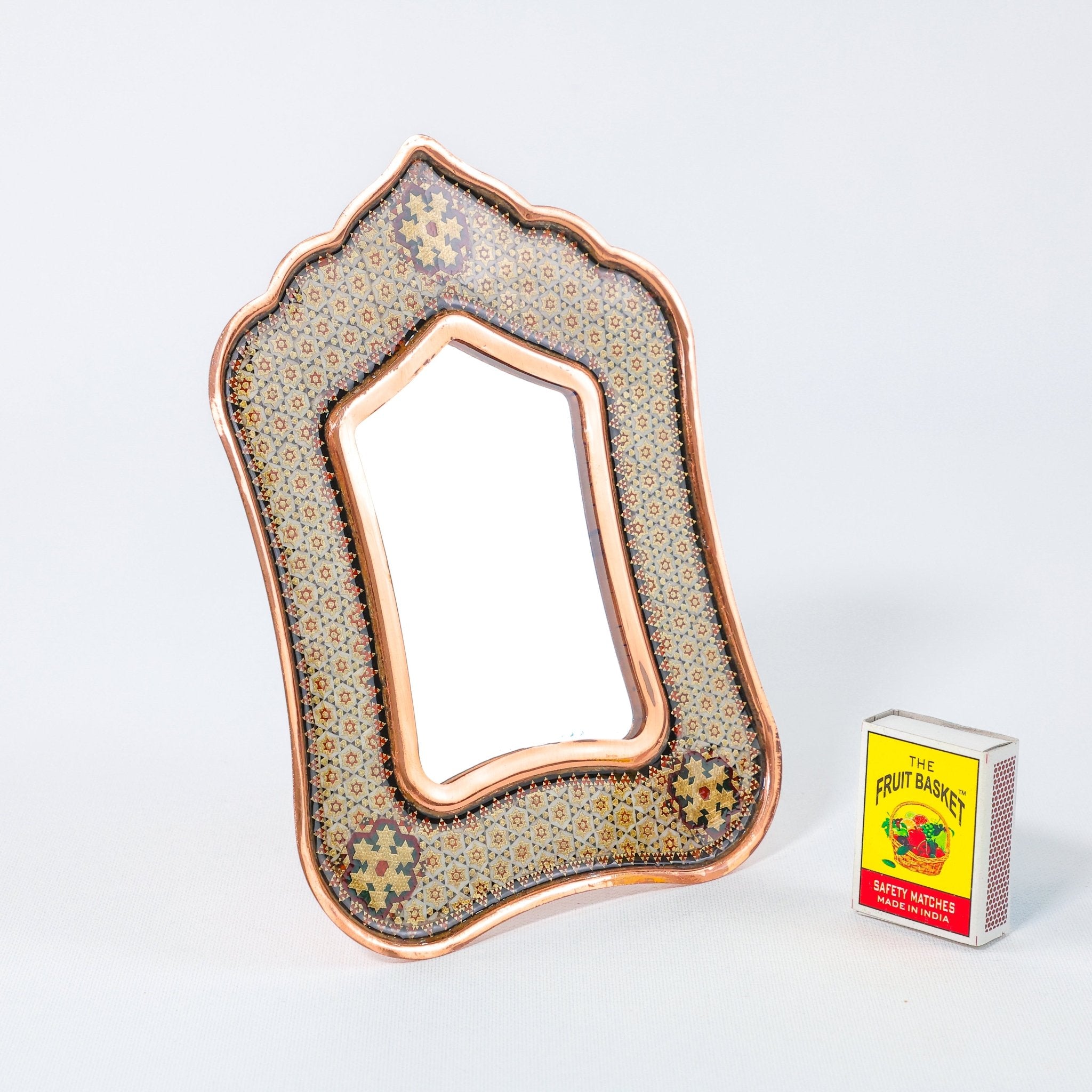 Mini Mirror – Copper & Khatam - Meraas Gallery
