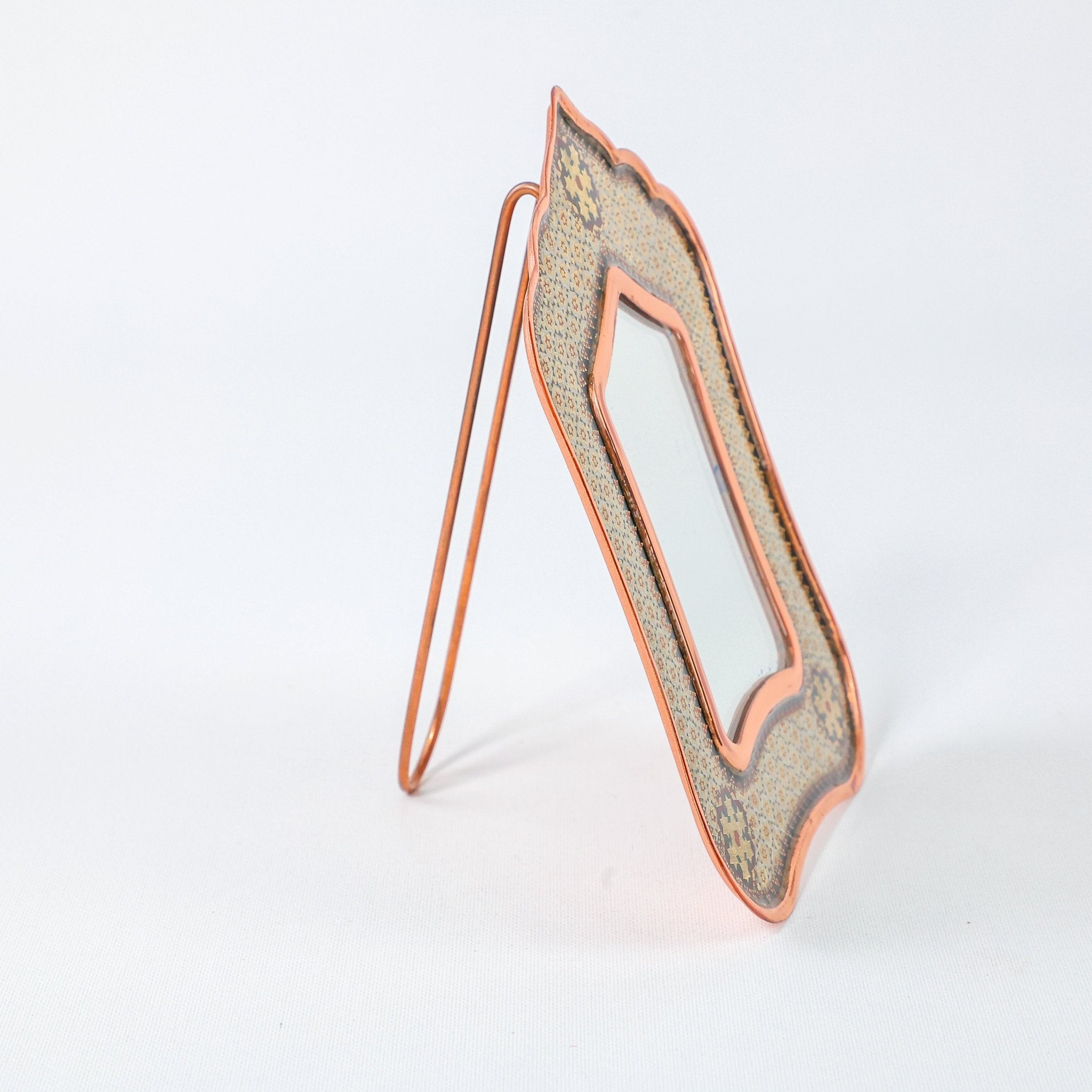 Mini Mirror – Copper & Khatam - Meraas Gallery