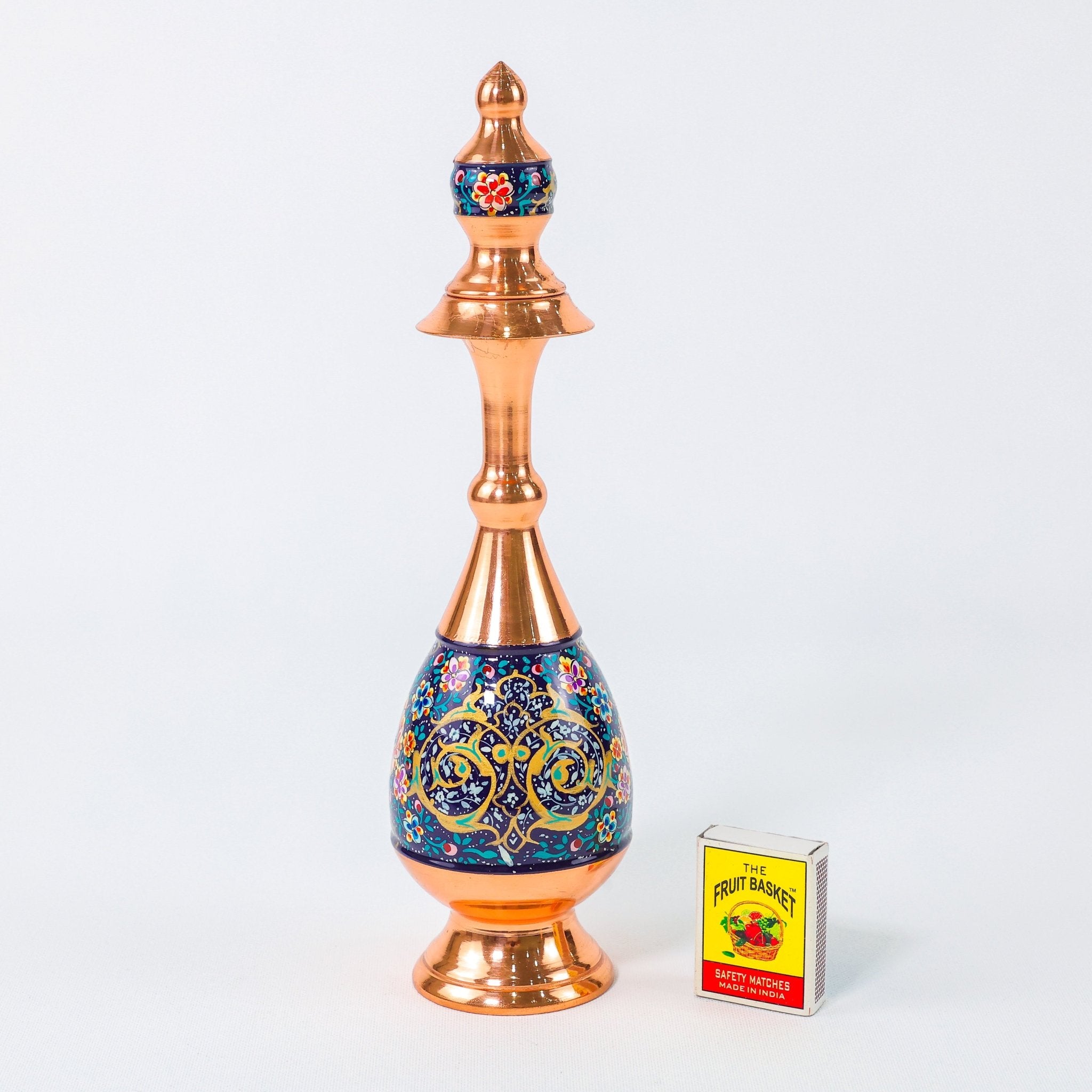 Ewer – Sorahi Shape Pardazi Design (Ghorbanians) – Hand - Painted Copper – Size 25 cm - Meraas Gallery