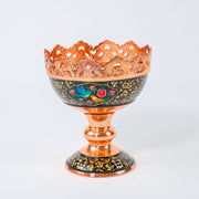 Nut Bowl – Tashir Design – Hand - Painted Copper – Size 16 cm - Meraas Gallery