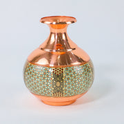 Large Vase – Anari Shape Copper & Khatam Design (Ayoobi) - Meraas Gallery