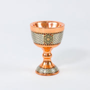 Sangab Bowl – Copper & Khatam Design (Ayoobi) – Size 11 cm - Meraas Gallery