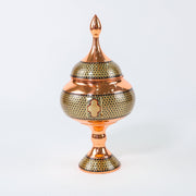 Chocolate Bowl – Model 3 Copper & Khatam Design (Premium) - Meraas Gallery